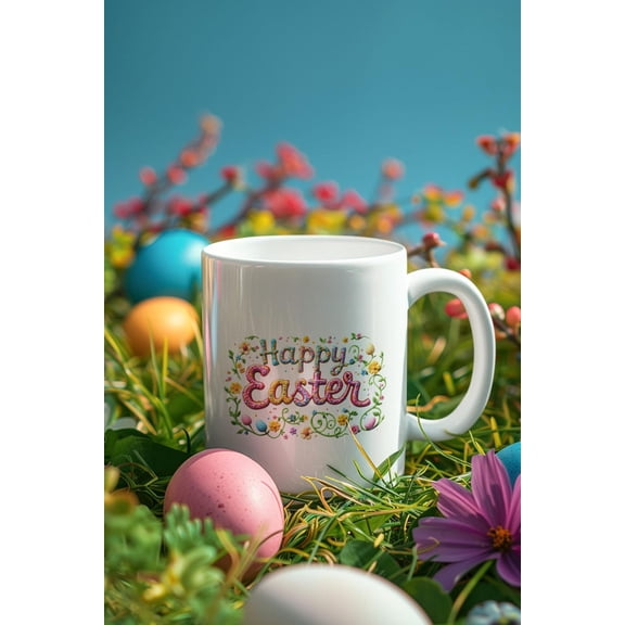 Happy Easter Mug Easter Coffee Mug Spring Easter Mug Cute Easter Cup Easter Gift Easter Mug