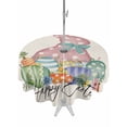 thumbnail image 1 of Happy Easter Outdoor Tablecloth - 60 Inch Round Dining Table Cover, Spring Polka Dots Bunny Easter Eggs Rustic Waterproof Outdoor Table Cloth with Umbrella Hole & Zipper for Picnic/Patio/Party, 1 of 7