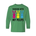 thumbnail image 1 of Happy Easter Outfit for Youth Easter Rabbit Shirt for Teens Age 4-18 Years Old Graphic Long Sleeve Tee for Girls Boys, 1 of 4