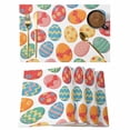 thumbnail image 1 of Happy Easter Placemats Set of 6, Watercolor Red Blue Yellow Pink Stripes Bowknot Floral Eggs Non-Slip Place Mats Washable Table Mats for Kitchen Dining Table Decorations Indoor/Outdoor, 1 of 9
