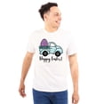 thumbnail image 1 of Happy Easter Plaid Egg Hunt Truck Women's Graphic T Shirt Tees Brisco Brands S, 1 of 6