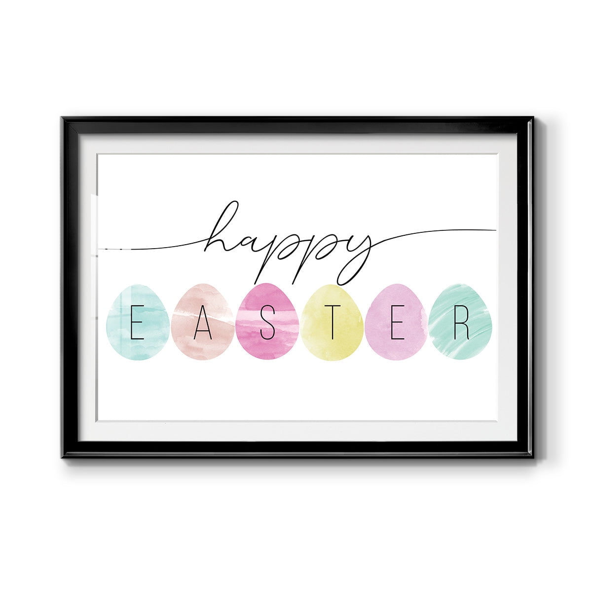 Happy Easter Premium Framed Print - Ready to Hang