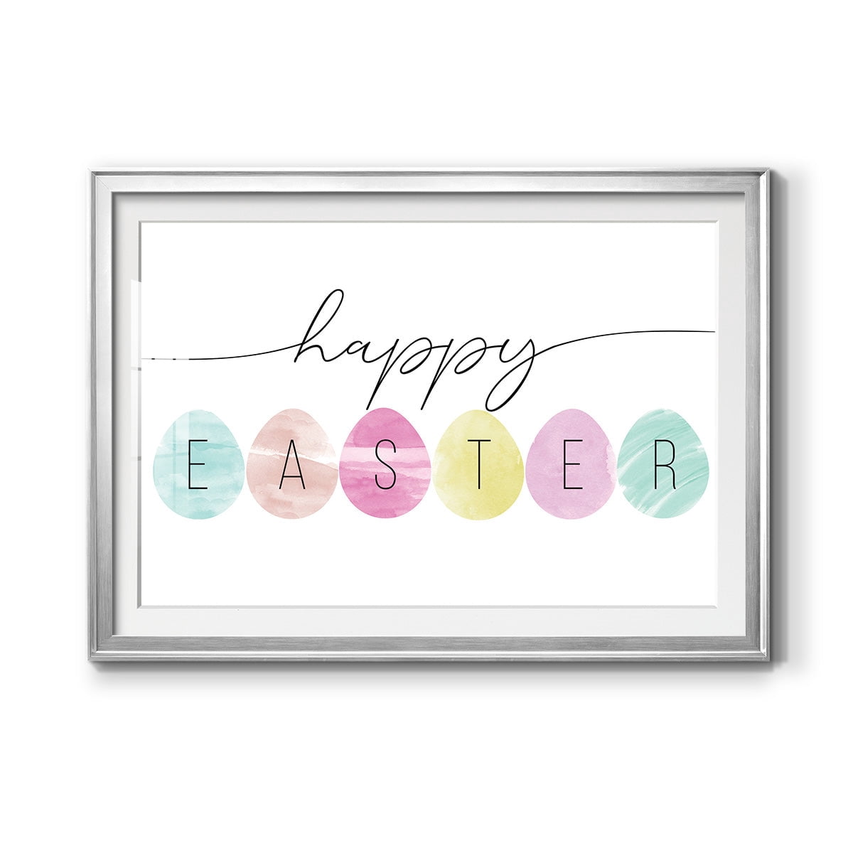 Happy Easter Premium Framed Print - Ready to Hang