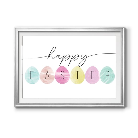 Happy Easter Premium Framed Print - Ready to Hang