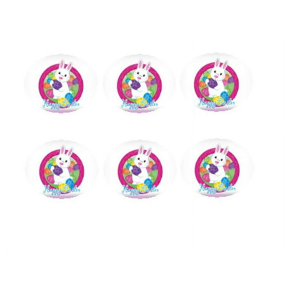 Happy Easter Rabbit 12 - 2 inch Cupcake Edible Frosting Photos
