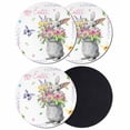 thumbnail image 1 of Happy Easter Rabbit Coasters Set of 4, Absorbent Coasters for Drinks, Cute Bunny Spring Flowers Butterfly Coaster for Desk Coffee Table Protection, Home Decor House Warming Gifts 4", 1 of 8