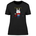 thumbnail image 1 of Happy Easter Rabbit Queen Scarf T-Shirt Women -Image by Shutterstock, Female XX-Large, 1 of 4