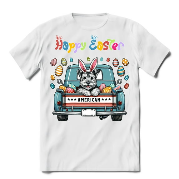 Happy Easter Scottish Terrier American Flag Shirt T-shirt Unisex Merch Scottie Dog Lover Gifts - 03001