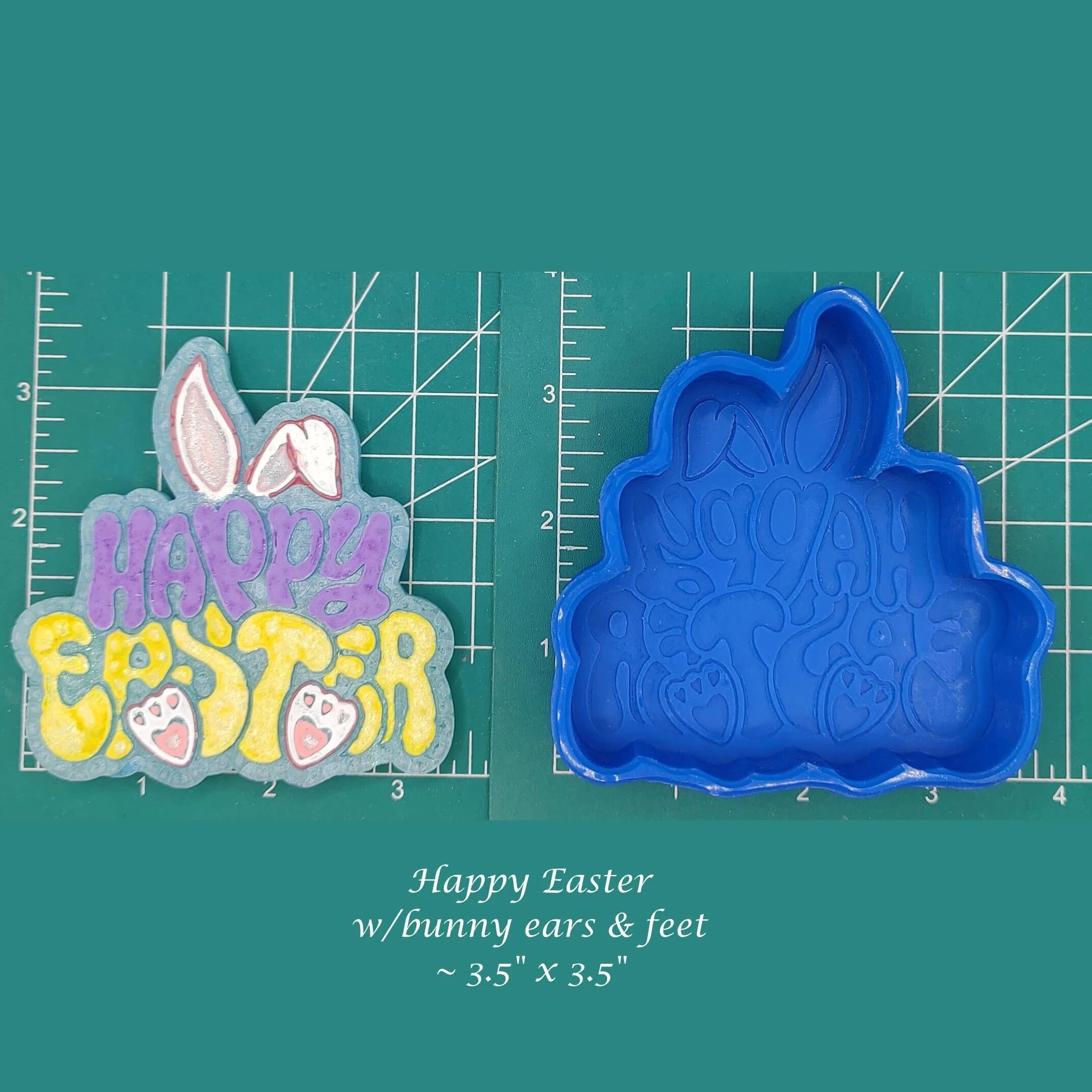 Happy Easter Silicone Freshie Mold