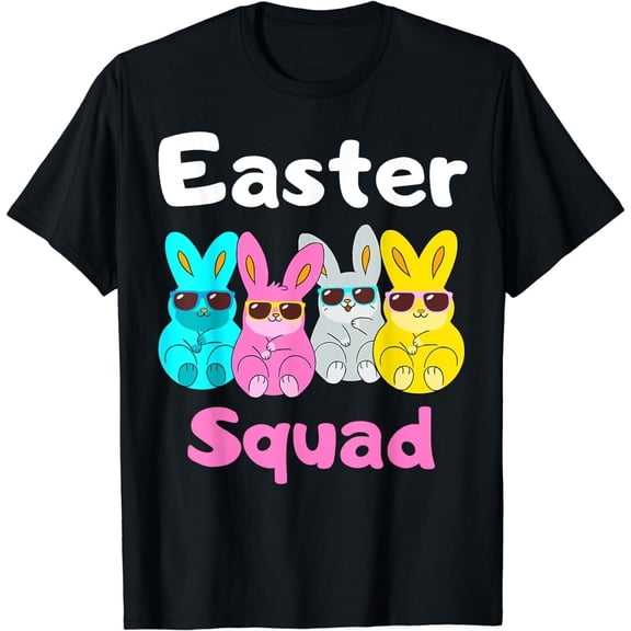 Happy Easter Squad Family Matching Easter Day T-Shirt Funny Gift