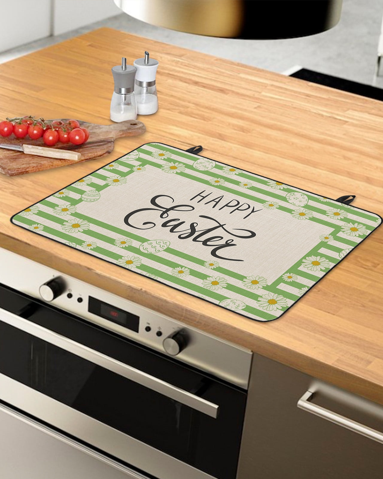 Happy Easter Stove Top Covers for Electric Stove, Heat Insulation