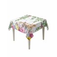 thumbnail image 1 of Happy Easter Suqare Tablecloth - 54 x 54 Inch, Cutte Rabbits Eggs Floral Plants Watercolor Waterproof & StainResistant Tablecloth, Washable Oil-proof Table Cover for Dining/Party/Wedding/Buffet, 1 of 9