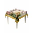 thumbnail image 1 of Happy Easter Suqare Tablecloth - 54 x 54 Inch, Rabbit Eggs Spring Mushrooms Flowers Yellow Waterproof & StainResistant Tablecloth, Washable Oil-proof Table Cover for Dining/Party/Wedding/Buffet, 1 of 9