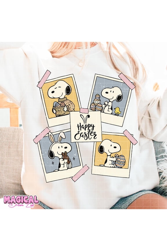 Happy Easter T-shirt, Snoopy , Easter Day , Retro Cartoon , Retro Easter , Cartoon Character , Funny Easter , Cute Easter