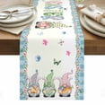 thumbnail image 1 of Happy Easter Table Runner - 90 Inch Long, Kitchen Dining Table Runner Dresser Scarves, Spring Gnomes Rabbit Eggs Floral Lattice Farmhouse Decor for Coffee Tables Wedding Party Banquet, 1 of 8