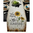 thumbnail image 1 of Happy Easter Table Runner Spring Summer Seasonal Holiday Kitchen Dining Table ration for Indoor Outdoor Home Party r, 1 of 6