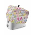 thumbnail image 1 of Happy Easter Toaster Cover 2 Slice, Small Kitchen Appliance Covers, Spring Bunny Colorful Eggs Flower Plaid Toaster Oven Cover with Loop, Bread Machine Cover Polyester Dust Cover Protection, 1 of 4