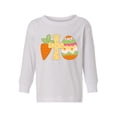 thumbnail image 1 of Happy Easter Toddlers Clothing for Girls Boys Age 2-6 Year Old Kids Novlety Tees Christian Easter 2021 Long Sleeve Tee, 1 of 4