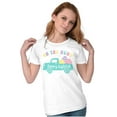 thumbnail image 1 of Happy Easter Truck On The Egg Hunt Womens Slim Fit Graphic Tee Brisco Brands S, 1 of 5