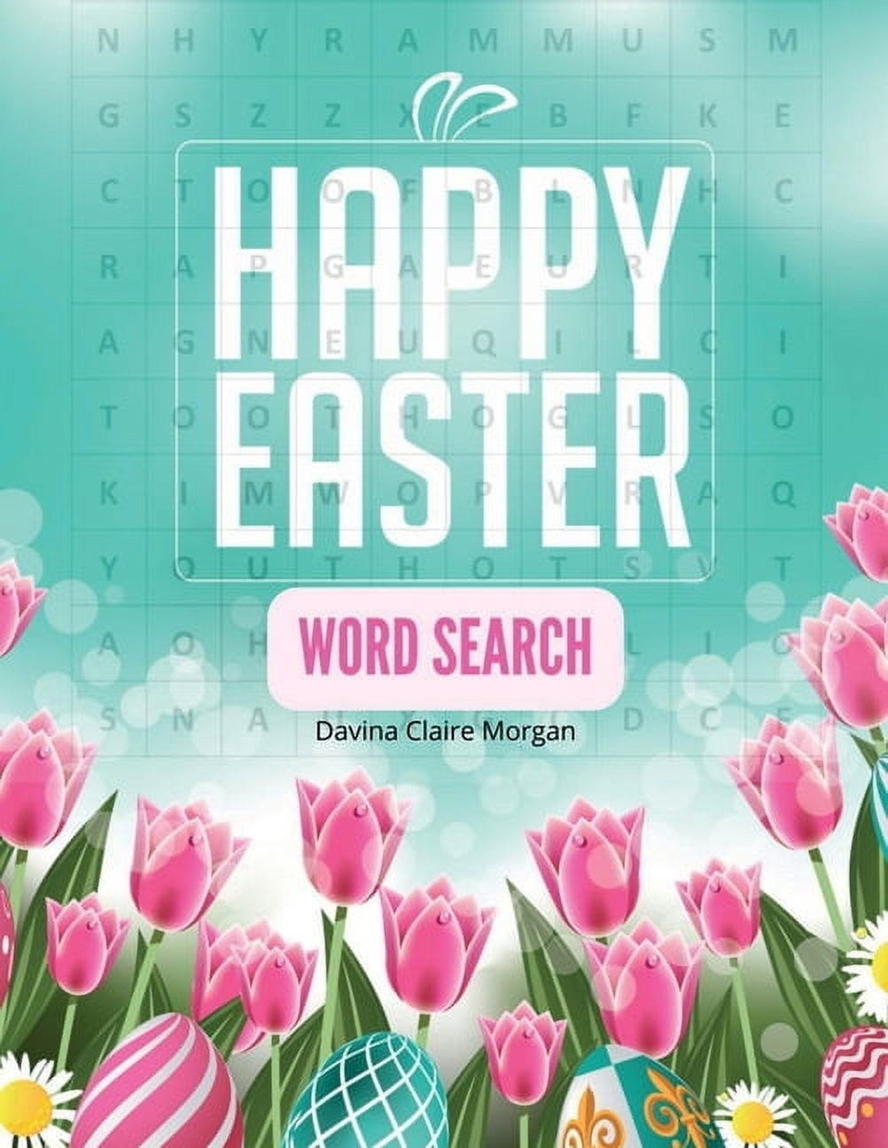 Happy Easter Word Search: 50 Easy Fun Puzzles Large Print Easter Day ...