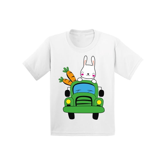 Happy Easter Youth Shirt for Girls Boys Cute Bunny Tee Unisex Age 4-18 Easter 2021 Teens Outfit Graphic Novelty Top