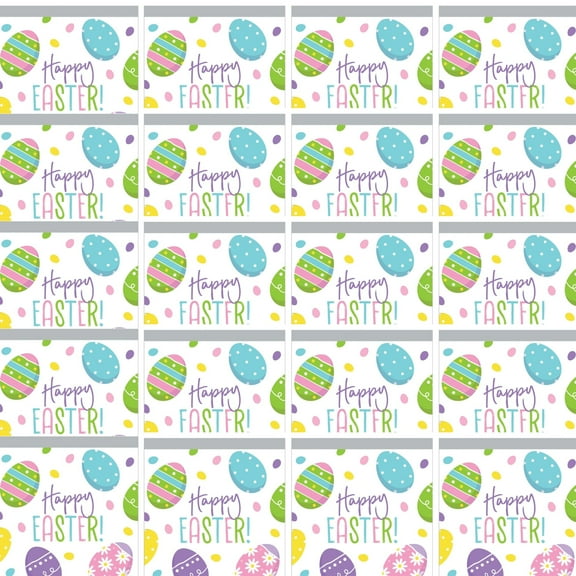 Happy Easter Zipper Sandwich Bags Colorful Treat Bags 2 Pack 20 Bags Total