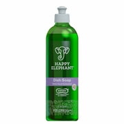 Happy Elephant Dish Soap - Superior Cleaning Power, Liquid Ez Squeeze Bottle, Easy Rinse, Water Efficient, Cuts Through Grease, Gentle on Hands - White Tea and Fig (16 fl oz - Pack of 1)