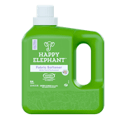Happy Elephant Fabric Softener - Ultra Concentrated, Fabric Conditioner, Liquid Laundry Softener, Eco Friendly, 64 Loads - White Tea and Fig (64 fl oz - Pack of 1)