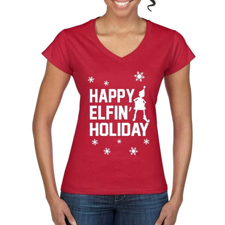 Happy elfin christmas sweater hotsell