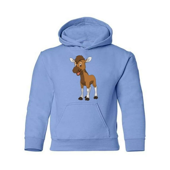 Happy Elk Hoodie Juniors -Image by Shutterstock, Large