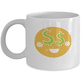 Happy Emoji 11 oz Coffee Mug - Smiley Faces Gifts White Ceramic