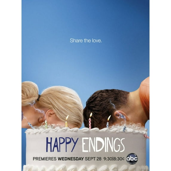 Happy Endings poster Metal Print 12inx16in Unframed, Age: Adults Poster Time