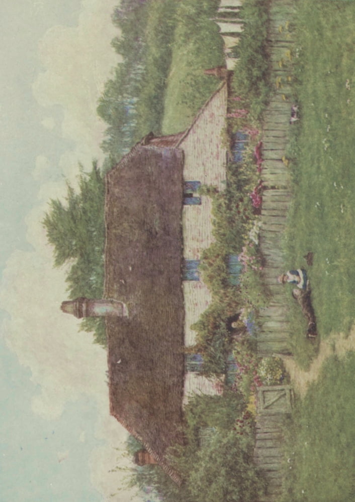 Happy England 1904 Cottage at Shottermill Haslemere Canvas Art - Helen Allingham (24 x 36)