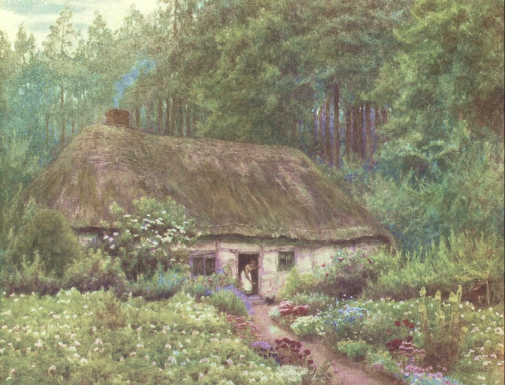 Happy England 1904 In Wormley Wood Canvas Art - Helen Allingham (24 x 36)