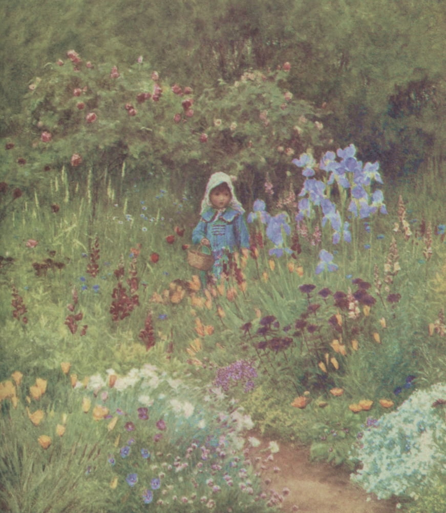 Happy England 1904 Minna Canvas Art - Helen Allingham (24 x 36)