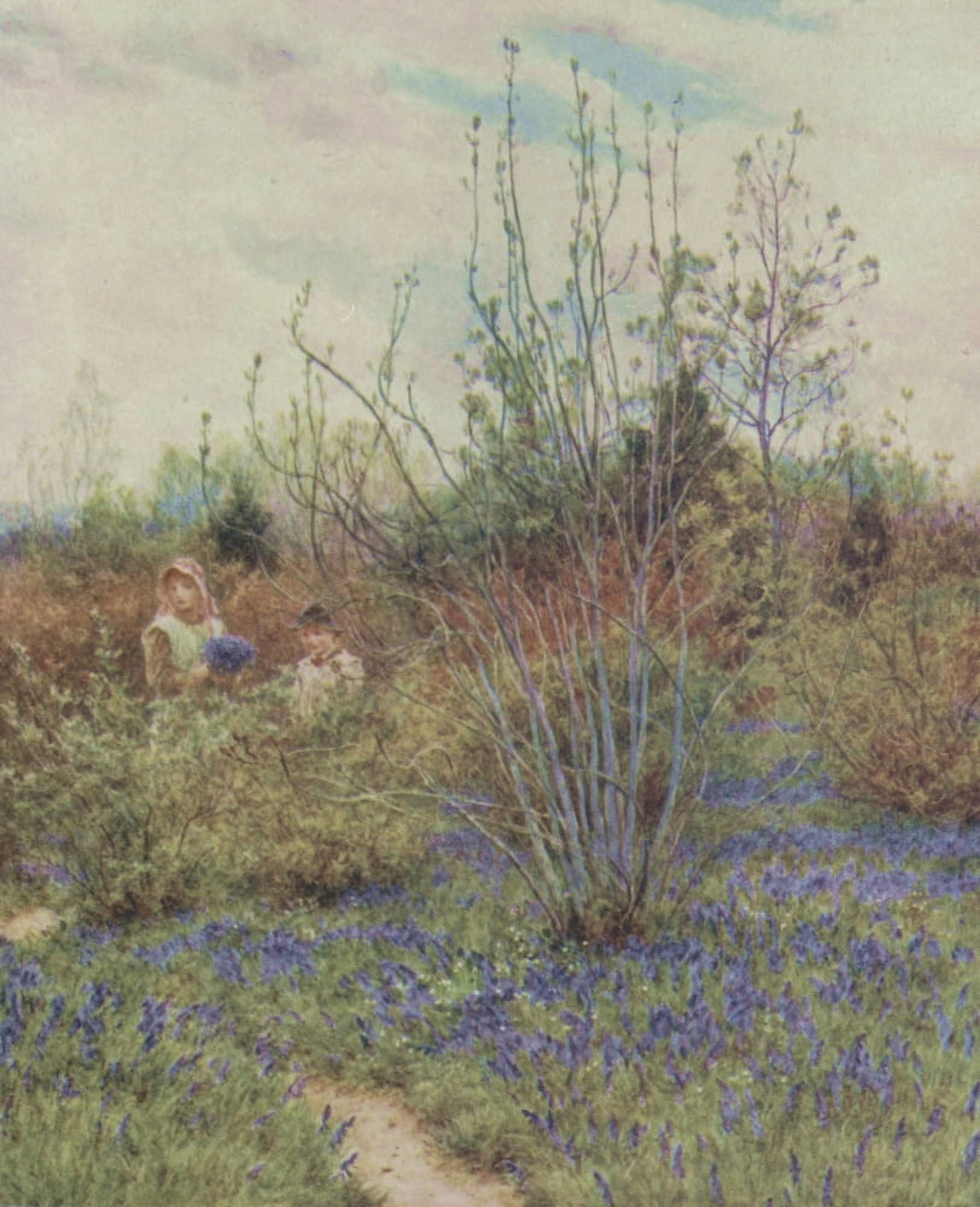 Happy England 1904 The Cuckoo Canvas Art - Helen Allingham (24 x 36)
