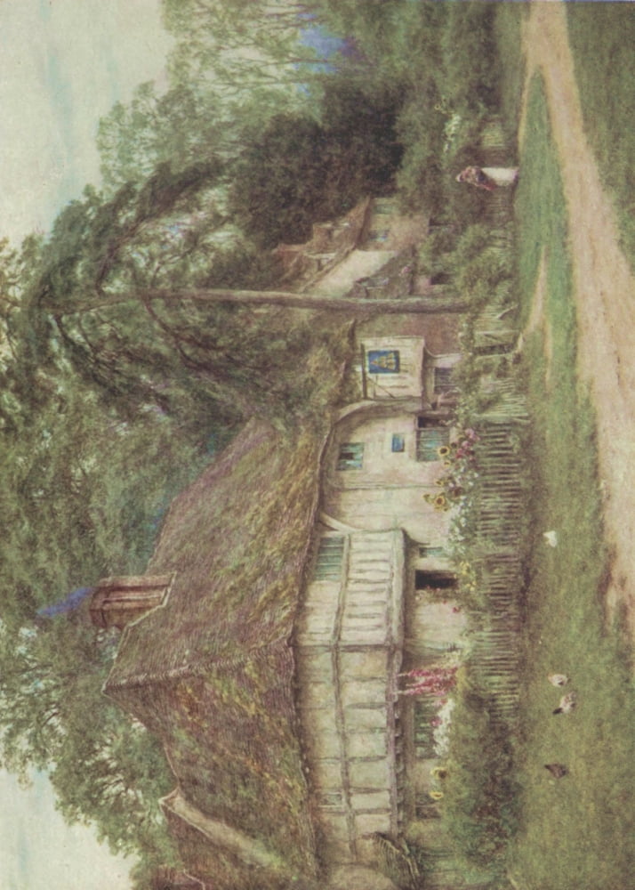 Happy England 1904 The Six Bells Canvas Art - Helen Allingham (18 x 24)