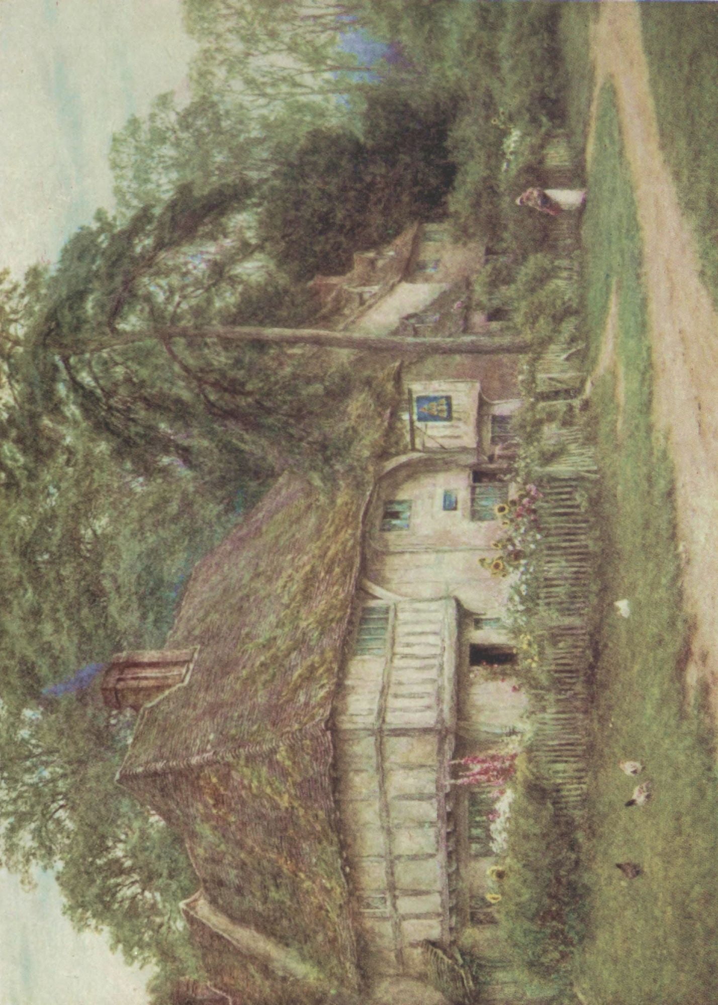 Happy England 1904 The Six Bells Canvas Art - Helen Allingham (24 x 36)