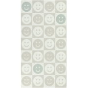 Mainstays Checkered Happy Face Youth Indoor Rug, 3x5