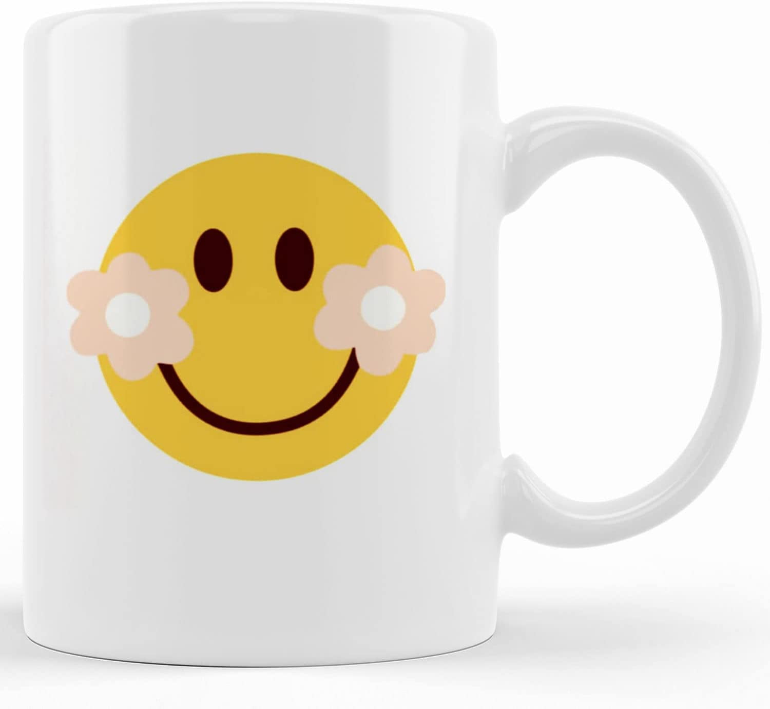 Smiley Face Cup, Custom Smiley Faces Cup, Aesthetic Happy Faces Cup