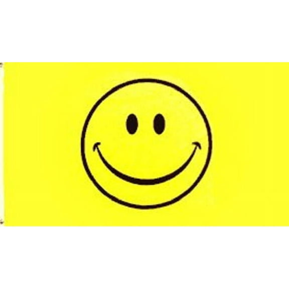 Happy Face Flag Smiley Face Banner Pennant New Indoor Outdoor 2x3 Foot