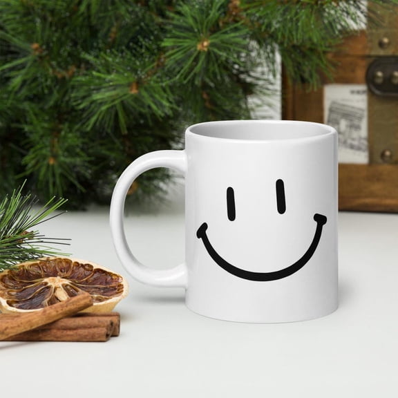 Happy Face Mug 20 oz Ceramic Coffee Tea Cup