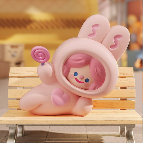 Desktop Ornament Happy Factory Series Blind Collecting Fashion Toy Dolls Candy Pie Durable and Stylish Home for Every Space