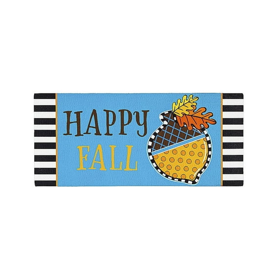 Happy Fall Acorn Sassafras Switch Mat