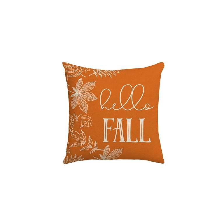 Brown Maple Leaf Decorative Throw Pillow Cover Brown Maple Leaf Decorative Throw Pillow Cover