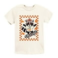 thumbnail image 1 of Happy Fall Racoon Skater - Youth Short Sleeve Graphic T-Shirt and Toddler Short Sleeve Graphic T-Shirt, 1 of 18