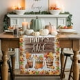 thumbnail image 1 of Happy Fall Table Runner, Autumn Thanksgiving Kitchen Dining Table Decoration for Home Party Decor 13x72 Inches, 1 of 9
