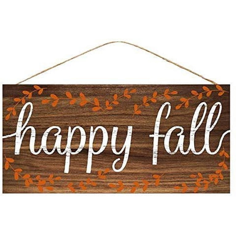 Happy Fall Welcome Sign