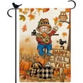thumbnail image 1 of Happy Happy Fall Y''all Garden Flag Fall For Jesus Scarecrow Pumpkins Maple Leaves for Outside Party Fall Thanksgiving Holiday Farmhouse Decoration 12.5 x 18 Inch, 1 of 1