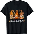 thumbnail image 1 of Happy Fall Y'all Gnome Pumpkin Truck Autumn Thanksgiving T-Shirt, 1 of 3